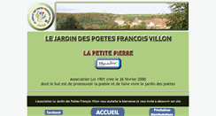 Desktop Screenshot of jardindespoetes.fr