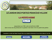 Tablet Screenshot of jardindespoetes.fr